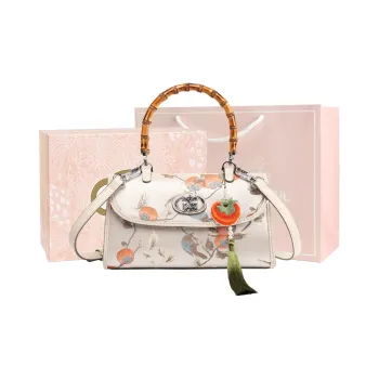 MISS GAIL Synthetic Leather Shoulder Bag, Crossbody Bag, Handbag Women's Ecru