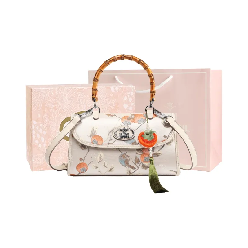 MISS GAIL Synthetic Leather Shoulder Bag, Crossbody Bag, Handbag Women's Ecru-0