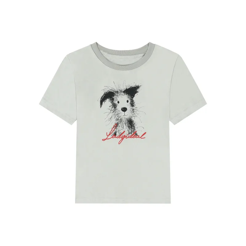 LADY IDEAL Regular T Shirt Women's Short Sleeved-8