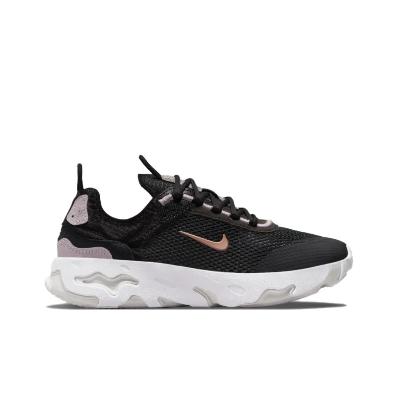 Nike React Live Anti Slip Wear Resistant Low Top Running Shoes Women's Black-1