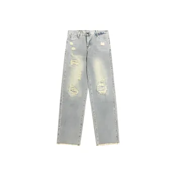 HKRXEC Jeans Men Blue