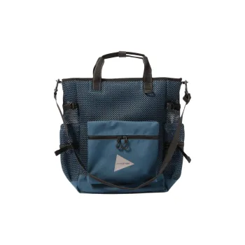 And Wander Polyester Tote Bag, Shopping Bag, Backpack, Shoulder Bag, Crossbody Bag, Handbag Unisex Blue