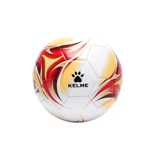 KELME Size 34, Size 5, Size Machine Stitched Soccer Ball PVC Unisex Red