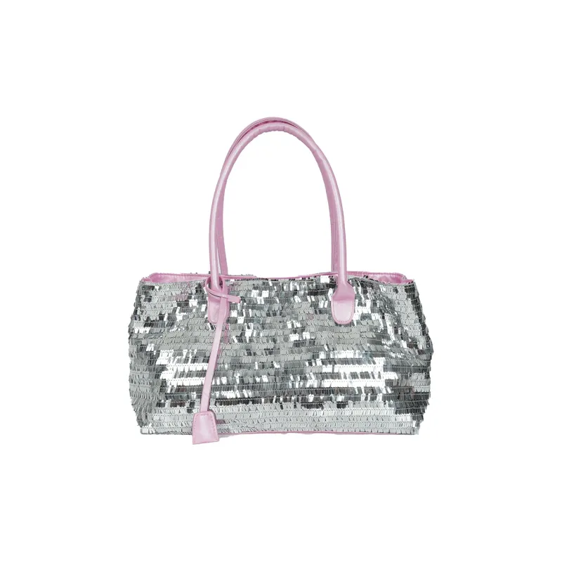 Meow In The Grass PU Shoulder Bag, Shoulder Bag Women's Black/Silver/Green/Pink-19