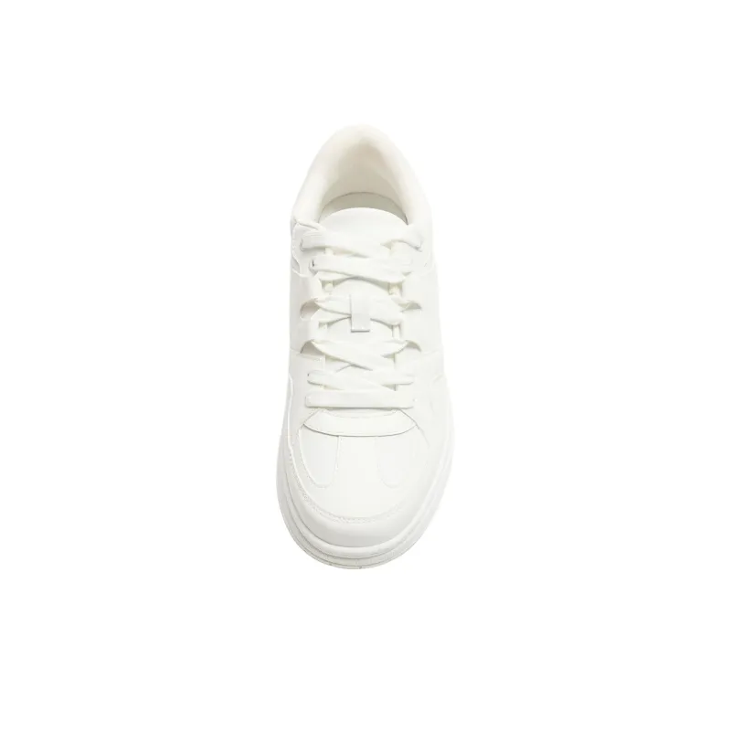 ZARA Abrasion Resistant Low Top Skateboard Shoes Men's White-2