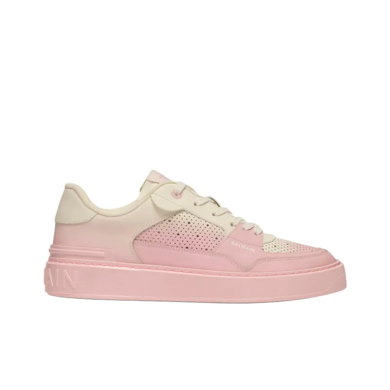 BALMAIN B Court Flip Low Top Skateboard Shoes Women's Pink-1