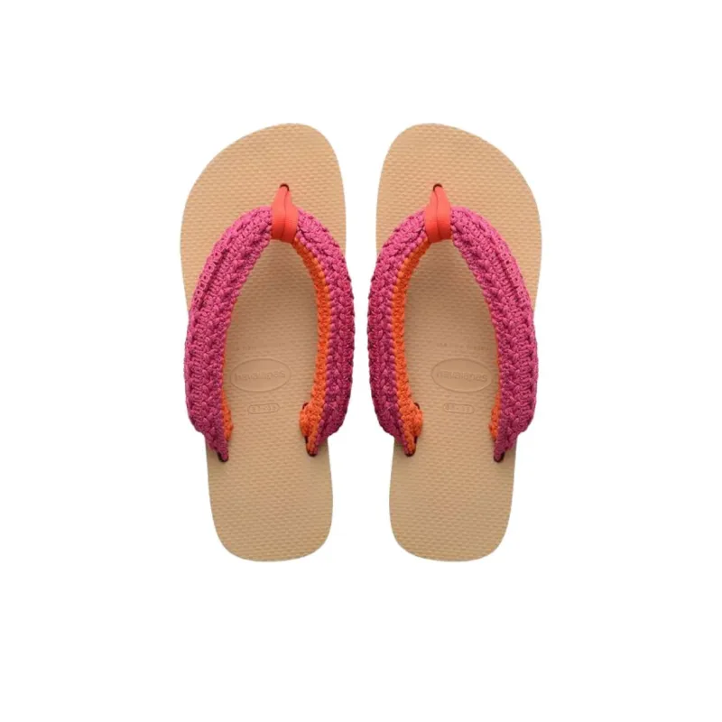 Havaianas Abrasion Resistant Flip Flops Women's Pink-3