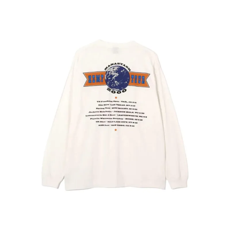 Manastash T Shirts Unisex White-1