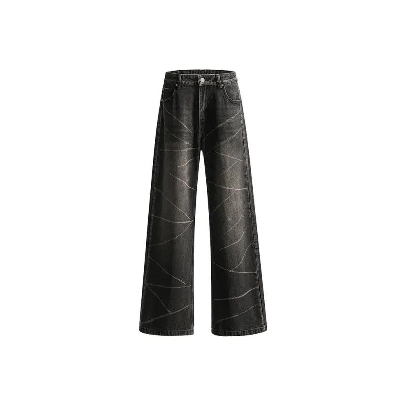 MJB Jeans Women's Black Gray Tie Dye-0