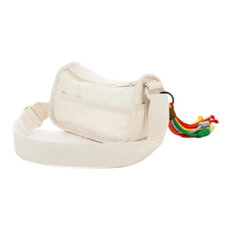 LeSportsac Fabric Shoulder Bag, Crossbody Bag Medium Size Women's Shell White-2