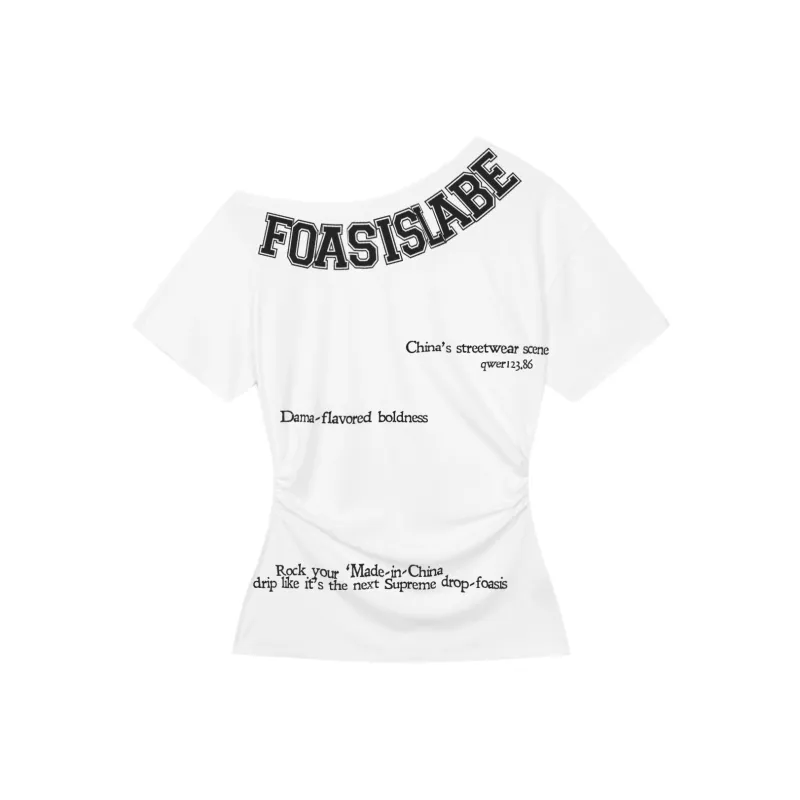 FOASIS T Shirts Women's White-0