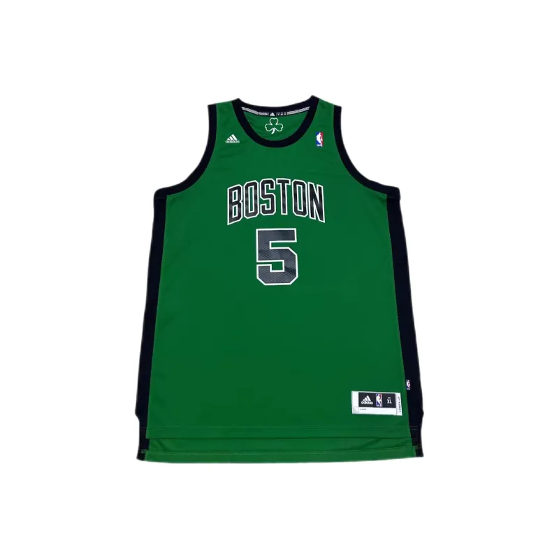Adidas x NBA Basketball Jersey Unisex Black Green-0