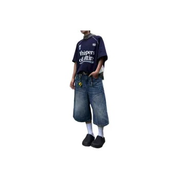 Humanism 1986 Denim Shorts Unisex Blue