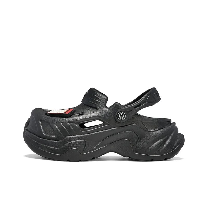 MARVEL x OGR Iron Man MK 50 Size 5 Clogs Unisex Black-0