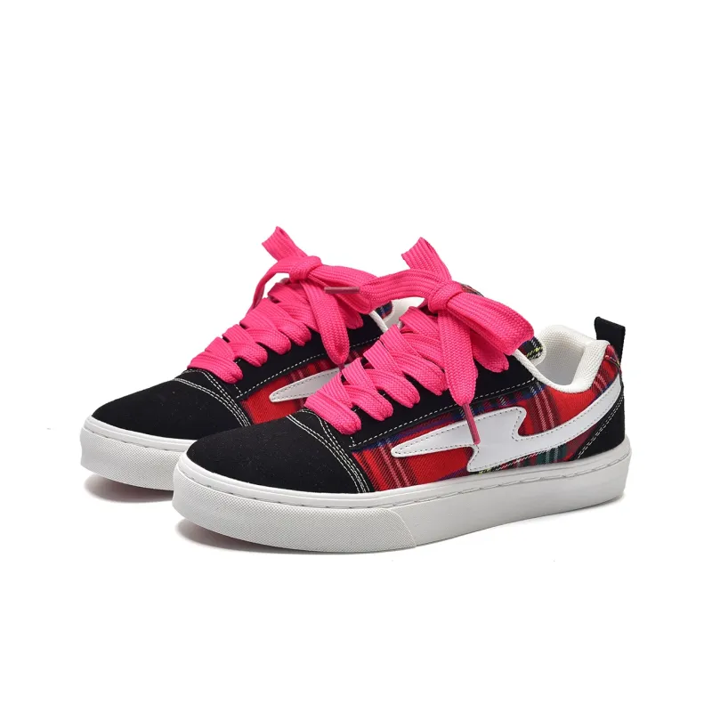 T628 Slip Resistant, Abrasion Resistant, Lightweight, Breathable Low Top Skateboard Shoes Unisex-159