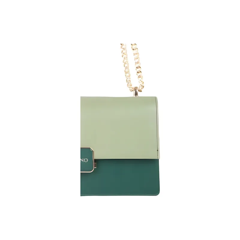 Valentino PU Shoulder Bag Women's Olive-4