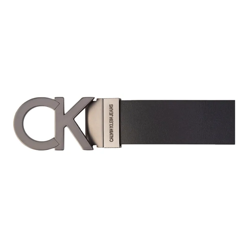 CALVIN KLEIN Cow Leather Belts Men's Space Black Width 3.4cm-2