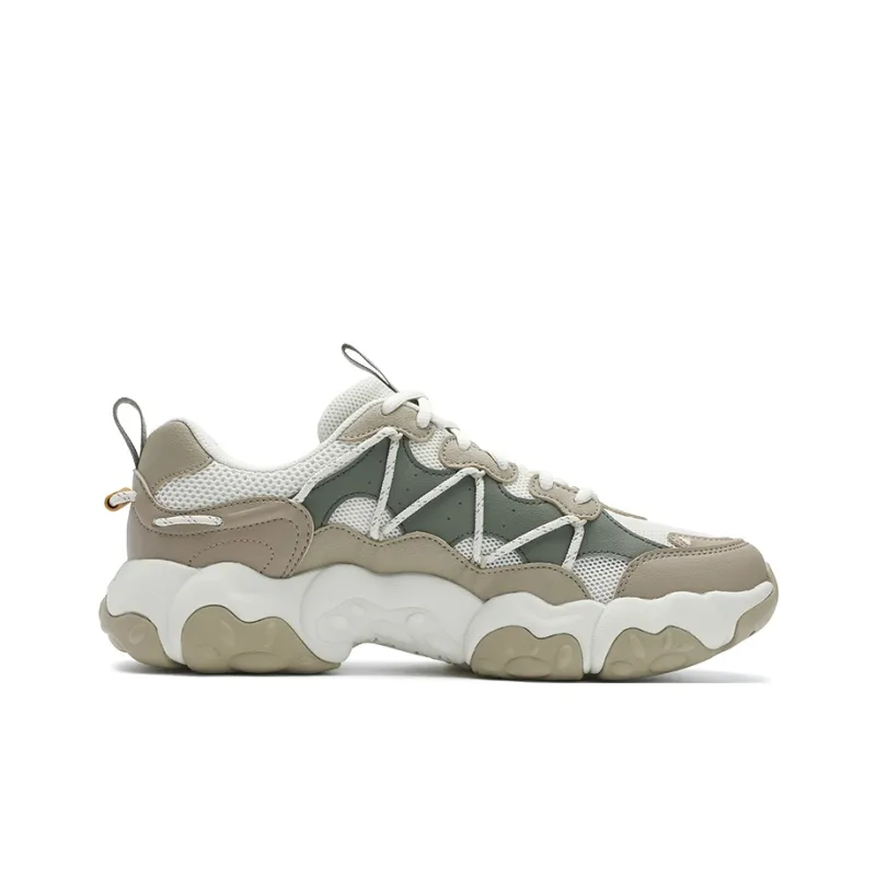FILA FLUID 6 Low Top Running Shoes Men's White Brown-1