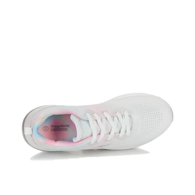 KangaROOS Anti Slip Wear Resistant Low Top Casual Shoes Women's White-3