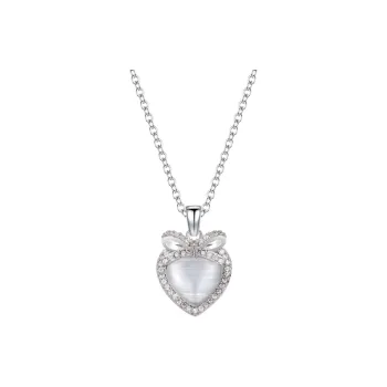 Barbie Titanium Steel Necklaces Women's Silver