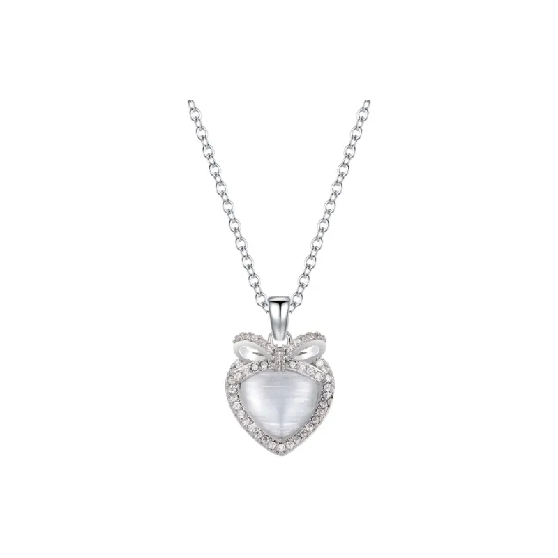 Barbie Titanium Steel Necklaces Women's Silver-0
