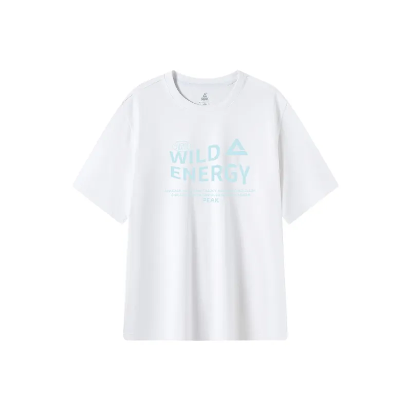 PEAK T Shirts Unisex White-0