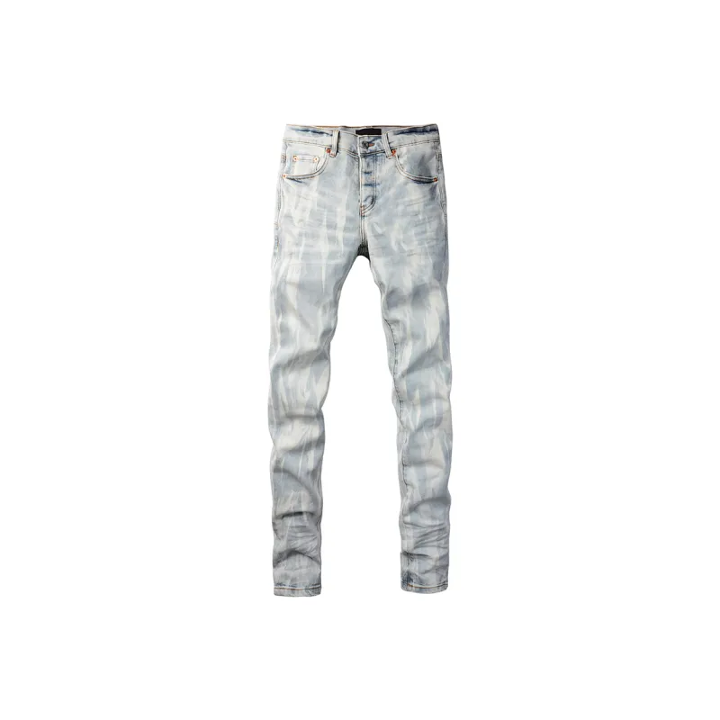 WELTER EXPERIMENT Jeans Unisex Blue White-0