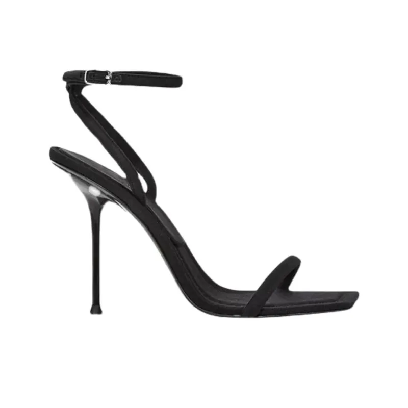 Zomila One Strap Sandals Women's Black-1