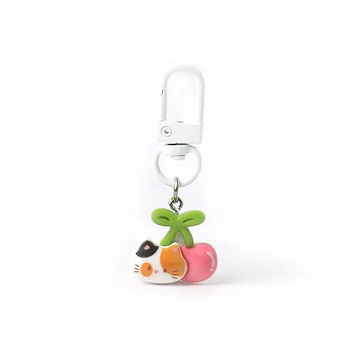 FREE RABBITⅡ Fun Cartoon Food Play Bag Accessories Alloy Keychains Unisex-5