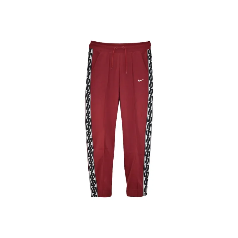 Nike Knitted Sweatpants Women's Burgundy-0