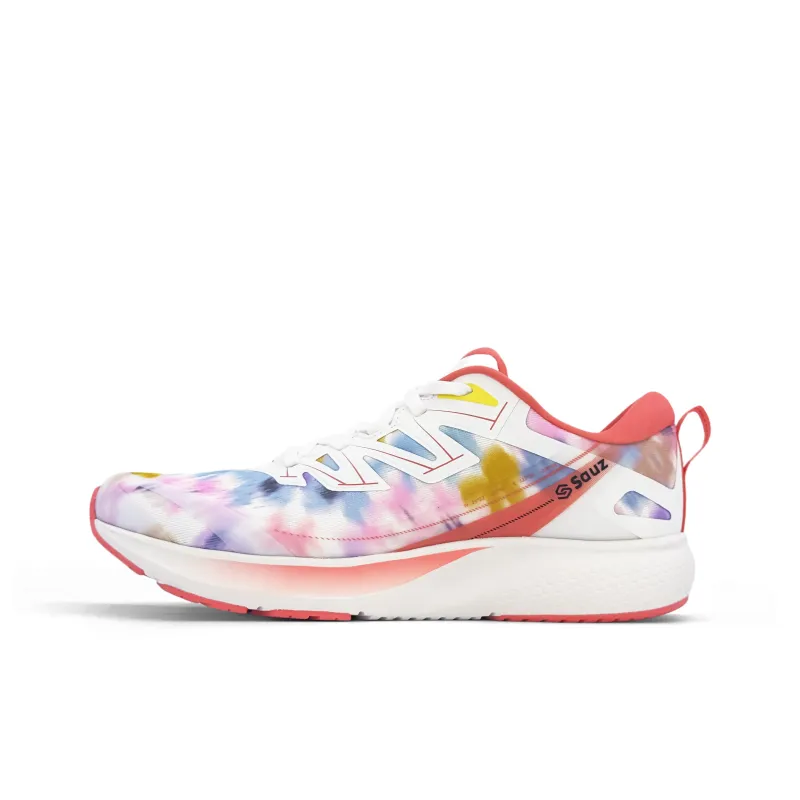 Sauz Running Shoes Unisex Low Top Blossom Pink Green/Seven Color Auspicious Clouds/Blossom Pink Blue-6