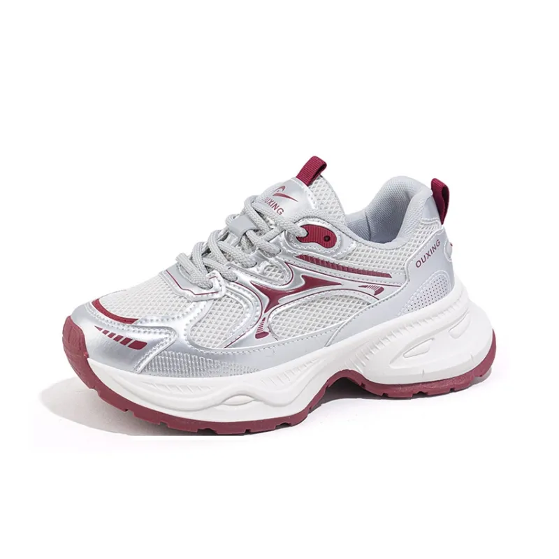 Gai Renpu Anti Slip And Wear Resistant Height Increasing Low Top Chunky Sneakers Women's-1