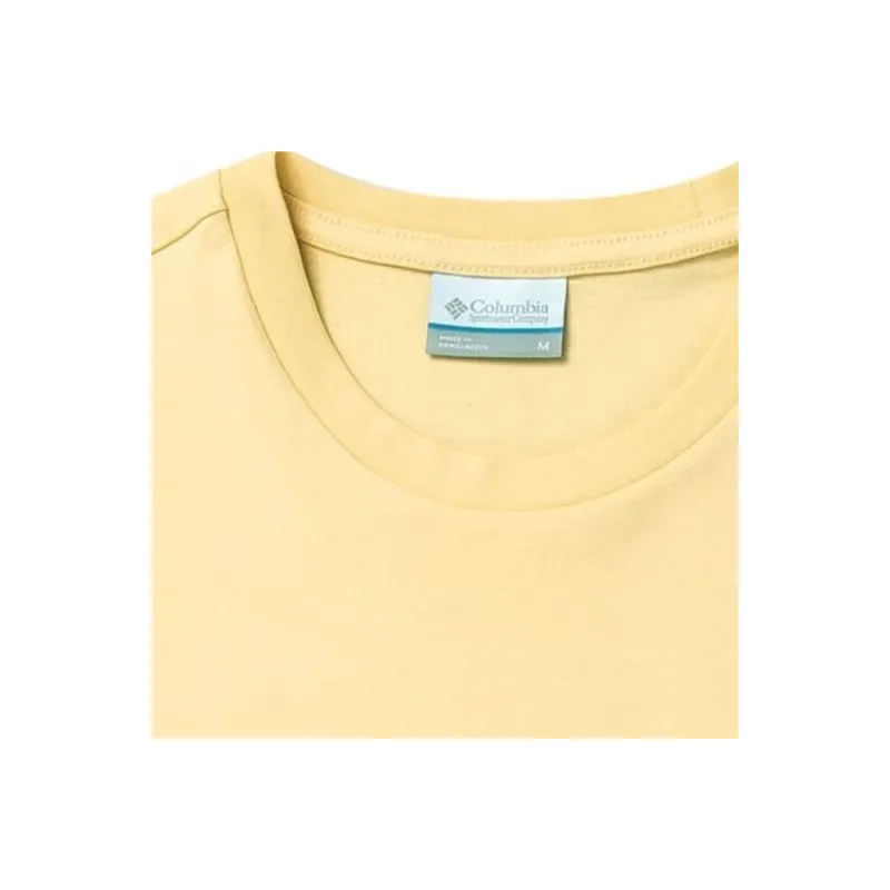 Columbia T Shirts Men Yellow-2