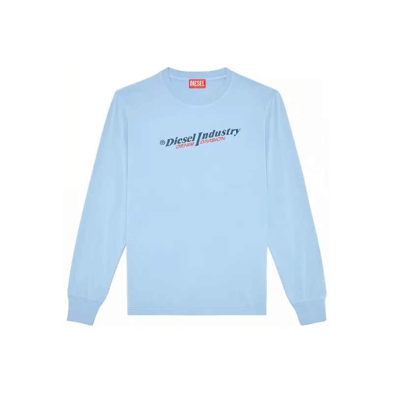 DIESEL T Shirts Men Light Blue-0