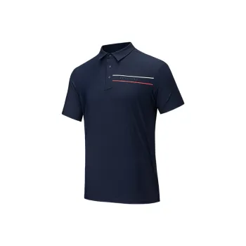 Anta Variety Training Collection Polo Shirt Men's Midnight Blue