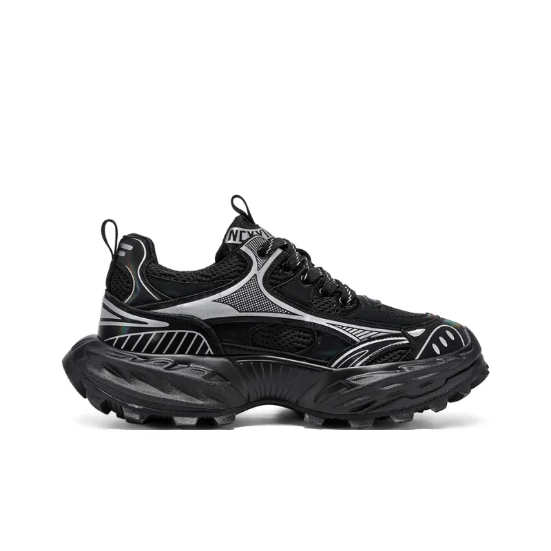 Magelly Shock Absorbers Slip Resistant Breathable Low Top Chunky Sneakers Men's-6