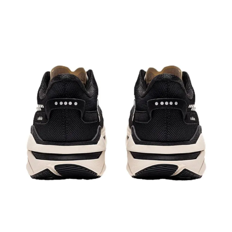 Diadora Anti Slip Wear Resistant Low Top Casual Training Running Shoes Women's Black-3