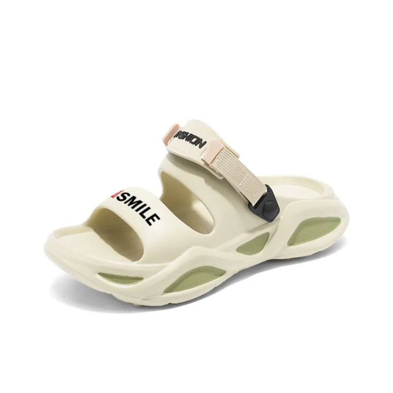 YUZHAOLIN Beach Sandals Men Black Gray/Mint Green-0