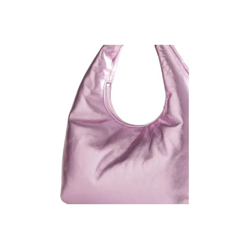Other Stories Sheepskin Handbag Small Size Women's Lilac-3