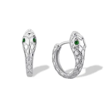ETAHLOVE Sterling Silver Earrings Unisex Luxury Texture Cool