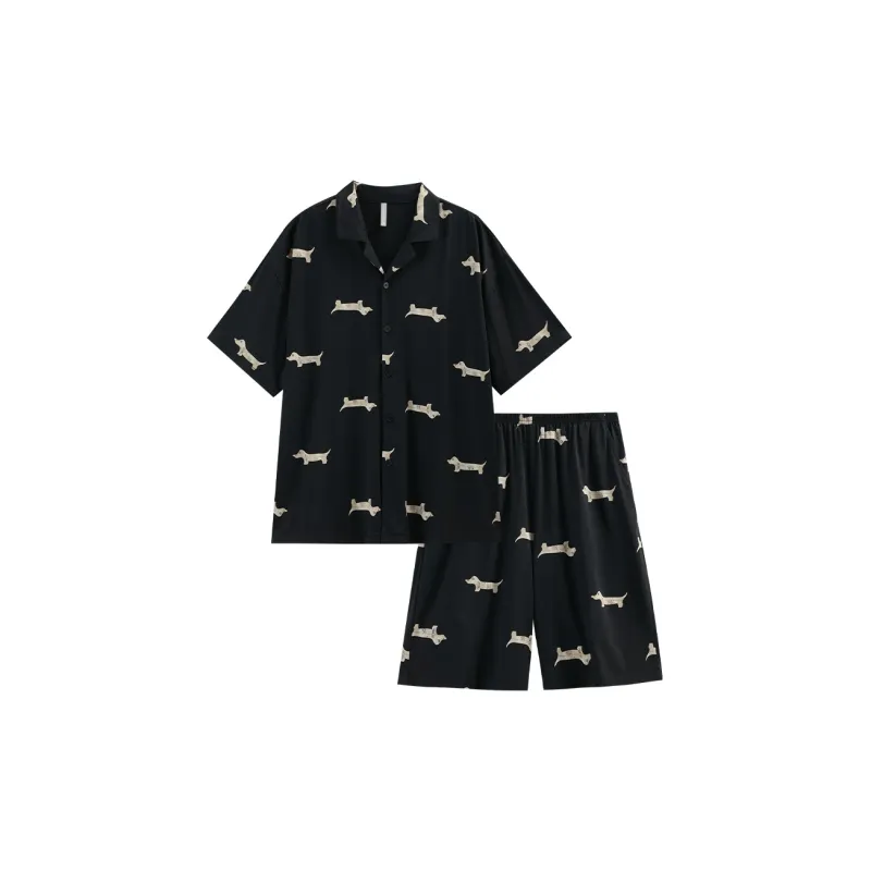 Same Language Men Pajama Sets-0