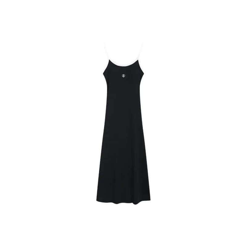 DOKZB Slip Dresses Women's Black-0