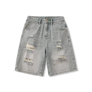Jeep Denim Shorts Unisex Vintage Blue