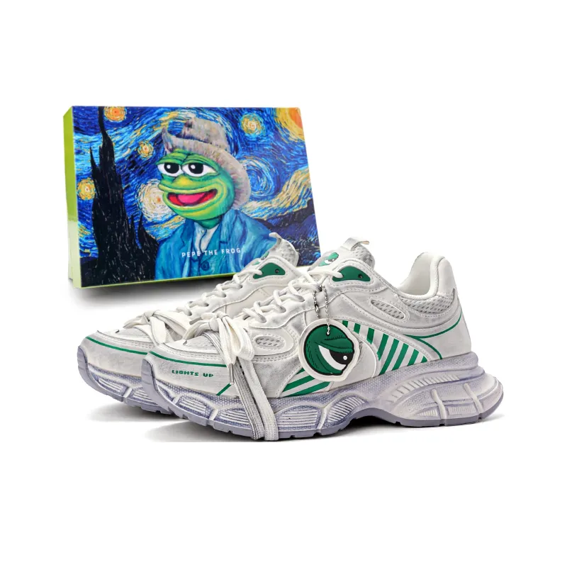 Pepe The Frog Low-Top Chunky Sneakers Unisex-47