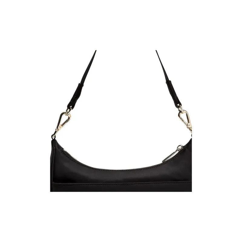 Lululemon Recycled Nylon Portable Crossbody Bag, Shoulder Bag Trumpets Women's Black Gold-4