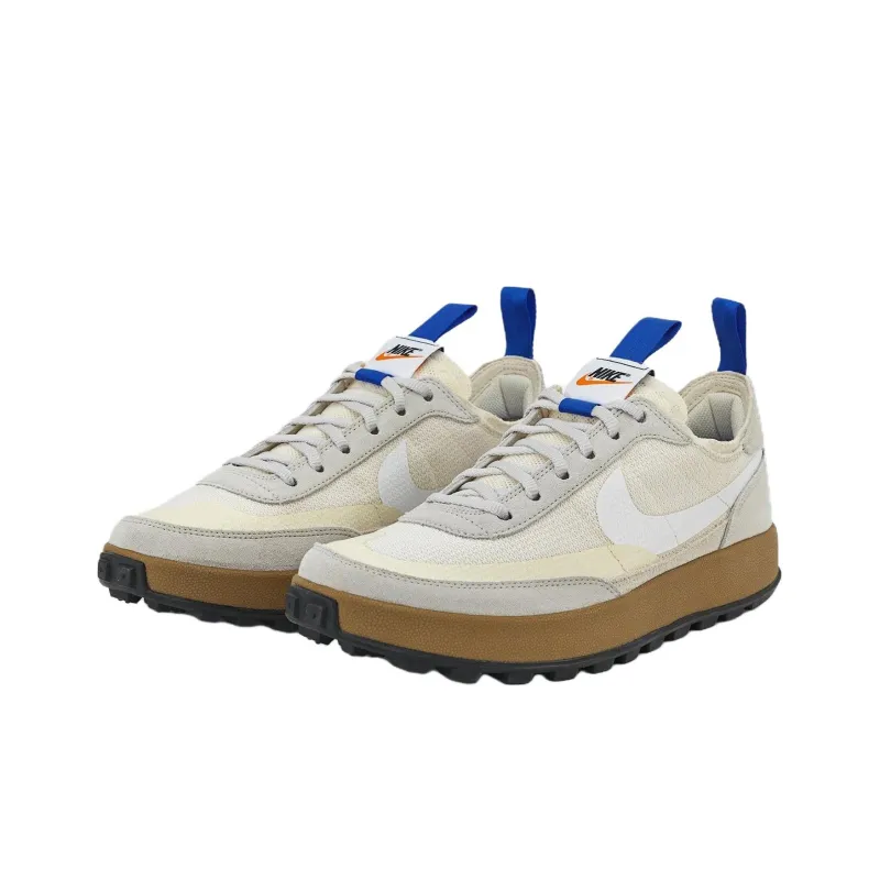 Tom Sachs x Nike Craft Anti Slip Wear Resistant Low Top Skateboard Shoes Unisex Ecru-1