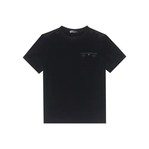 ANDREW MACKENZIE T Shirts Men Black