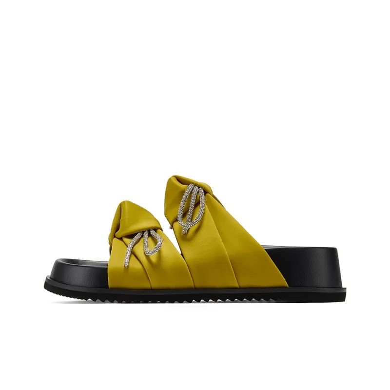GG CC Slip Resistant Rhinestone Slide Slippers Women's-5