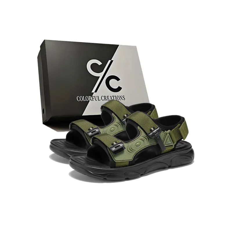 Colorful Creations Beach Sandals Men's-10