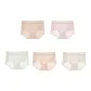 5 Pcs Set: Milk Coffee+Orange Red+Light Green+Light Pink+Apricot White